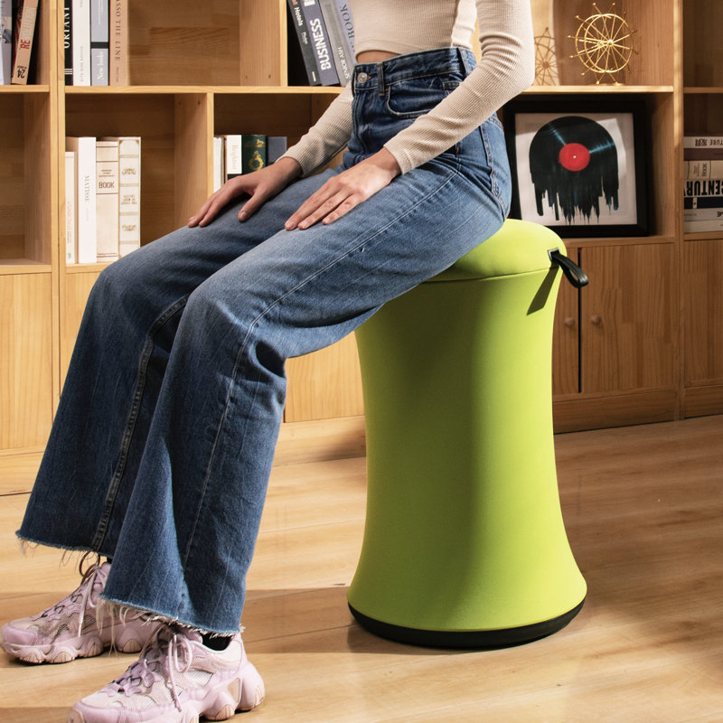 Inbox Zero Loriane Adjustable Wobble Chair, Active Stools for