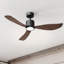 Ventilateur de plafond 52 po avec télécommande à 6 vitesses à haut débit d'air léger, pales réversibles à faible bruit pour moteur à courant continu en ABS-1678510883-1678510884