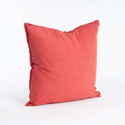  100% Linen Throw Pillow Cover & Insert