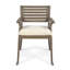 Chaise de patio avec coussin Brizio-100639315