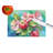 Arkansas Apple Blossom in Watercolor Glass Cutting Board Large