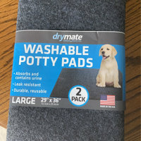 Washable & Reusable Potty Training Pads for Dog, Absorbent/Waterproof/Machine Washable (Set of 2) Tucker Murphy Pet Color: Light Gray
