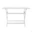 Ensemble de salle à manger pliable Positano, blanc-140964851