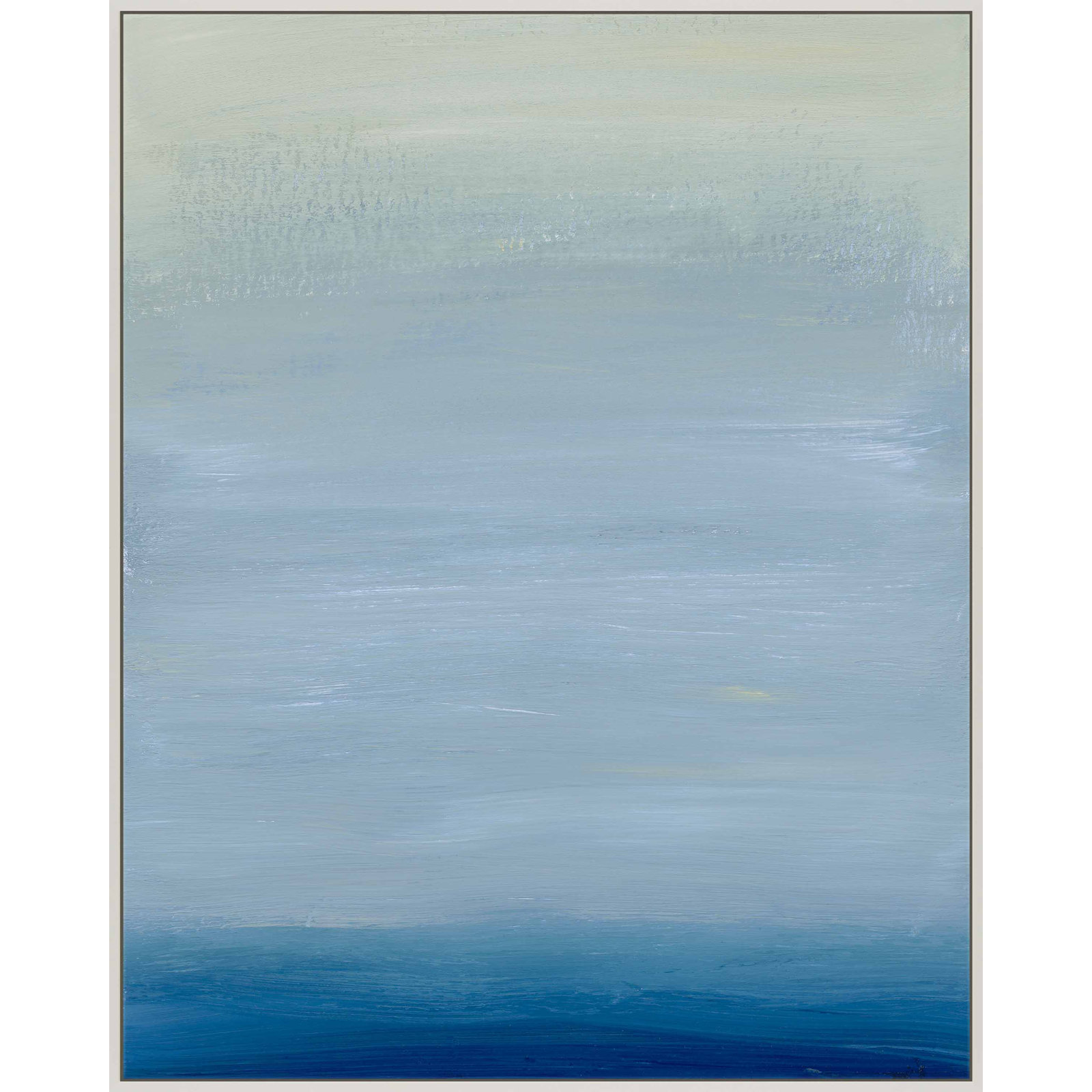 Daydream 2 by Andrea Stokes, White Framed Canvas, 38" H x 30" W x 1.25" D