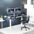 Fibre de carbone noire / blanc