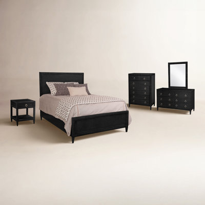 Monterey 5 Piece Wicker Bedroom Set