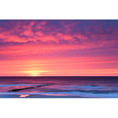 Sunset Over The Sea by Hadynyah