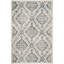 Tapis gris à motif floral Joana-18680525