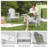Devito All-Weather Resistant HDPE Plastic Oversize Adirondack Chair-1771610898