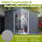8X6 Ft Outdoor Tool Storage Shed With Metal Foundation & Lockable Doors,  All Weather Metal Sheds For Garden, Patio, Backyard, Lawn, Gray-121499146