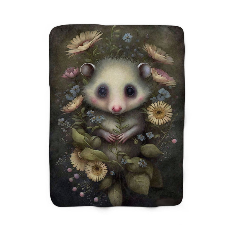 Couverture Soft Furets, L 80 po x l 60 po