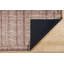 Tapis gris / rouille / rouille lavé à la machine à carreaux traditionnels-899754445