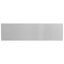 Plaque de protection en laiton massif 10 po x 34 po, finition satinée (paquet simple)
