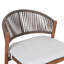 Lot de 2 chaises longues d'extérieur en forme de U, en PE, avec coussin d'eau, structure en aluminium, style et finition modernes.