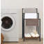 Porte-serviettes sur pied, porte-serviettes sur pied pour salle de bain, porte-serviettes sur 3 niveaux, porte-serviettes sur pied, noir-110898533