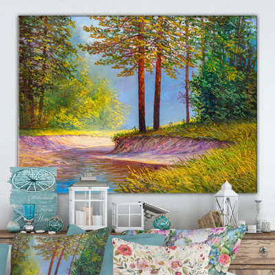 « rw blushing summer i », impression sur toile tendue