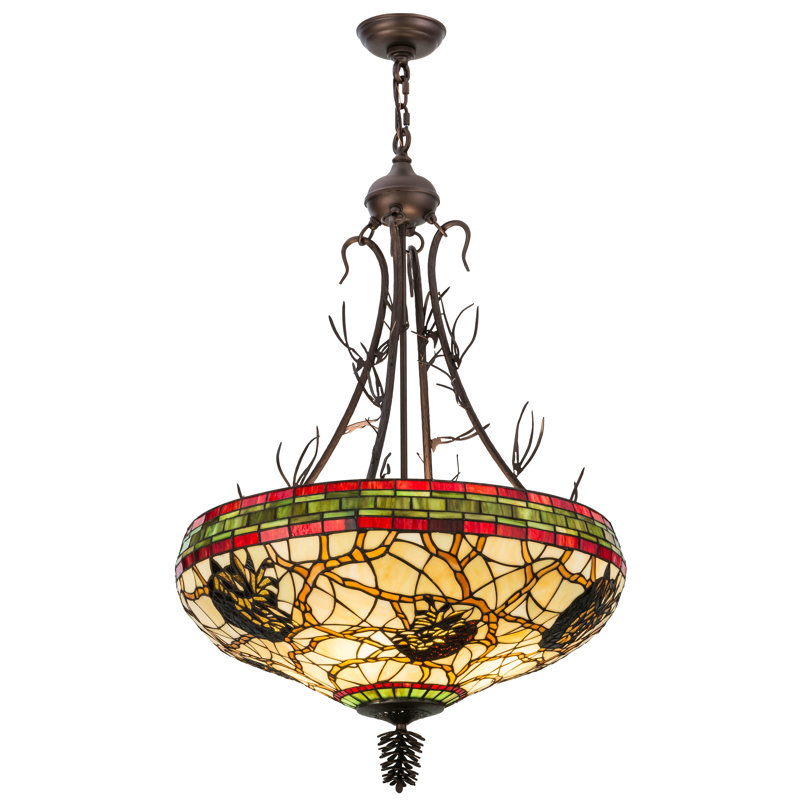 Rustic Lodge 4 - Light Pendant, Mahogany Bronze