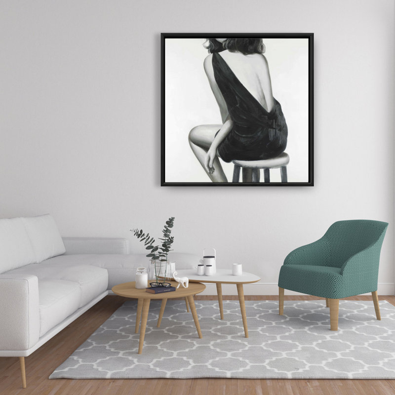 Jolie femme, reproduction sur toile