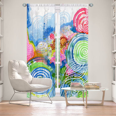 Paire de rideaux obscurcissant en polyester Francklyn