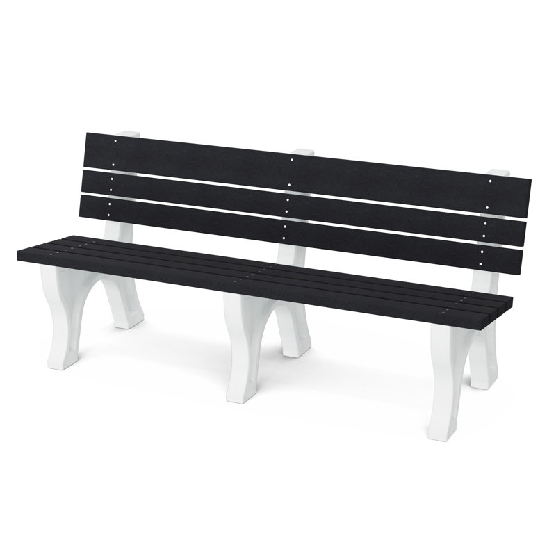 Banc Heritage Park, 6 pi, Noir / blanc