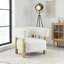 Fauteuil d'appoint rembourré Boucle