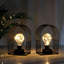 Lampe de table d'extérieur à pile 7 po