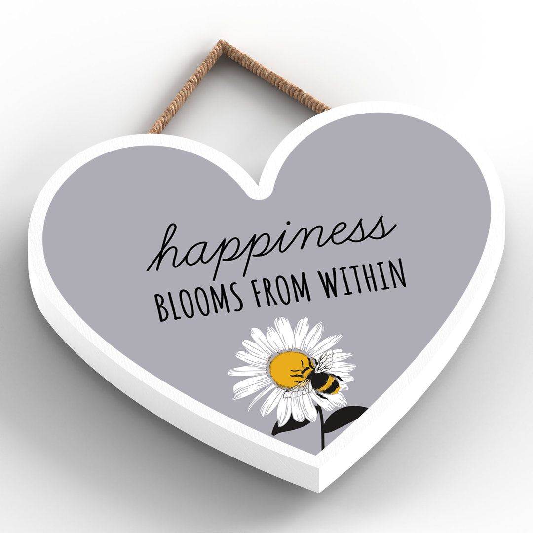 Bee Happiness Blooms Wall Décor