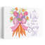 Bouquet de carottes, jonquille contemporaine, tulipe et fruits, art mural-129001458