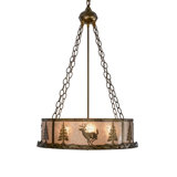 Rustic Lodge 4 - Light Chandelier