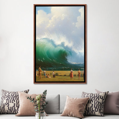 «Stay Calm», reproduction d'art sur toile encadrée