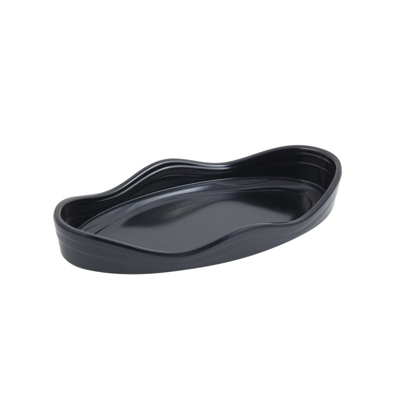Mélamine 24 oz. Euro Bol de service, Noir