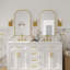 Glass and Steel Armed Sconce-1071455109