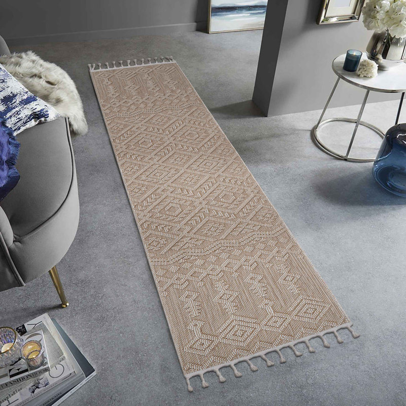 Collection Traditional Indoor Outdoor Area Rug, Rectangle 5'3" x 7'6"