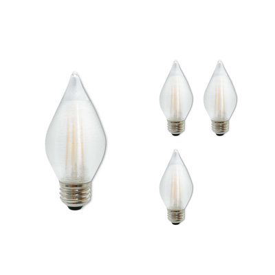 4 W (équivalent à 40 W), DEL C15, ampoule à intensité variable, (E2600K) / culot moyen (standard)