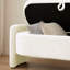 Ottoman Oval Storage Bench 3D Lamb Fleece Fabric Bench With Large Storage Space For The Living Room, Entryway And Bedroom-290605683