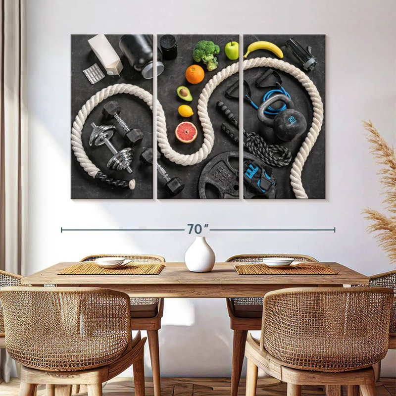 Sireci Workout And Diet, 42" H x 65" W