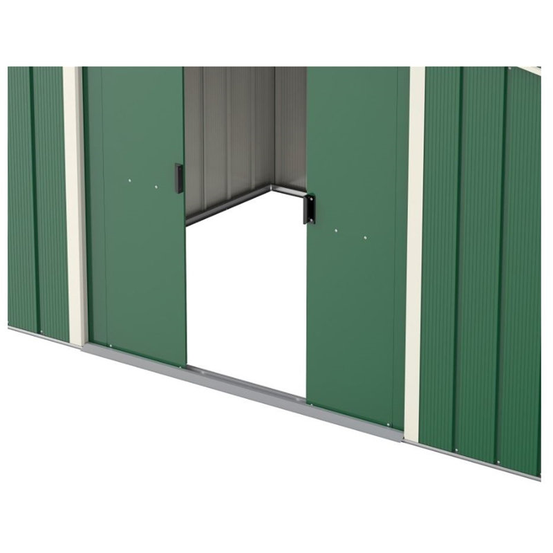 Salford Metal Garden Shed, Green
