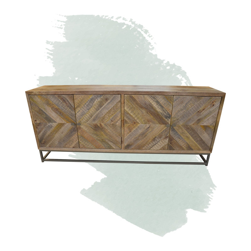 Buffet en bois de manguier de 68 po de largeur Stratton