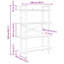 100 cm W Steel Etagere Bookcase-530705008-530705009