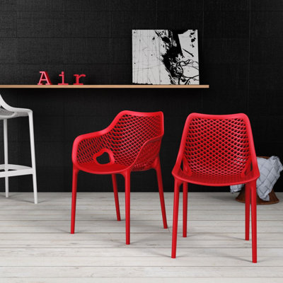 Chaise d'appoint empilable d'extérieur Farrah