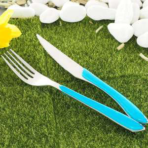 Amefa 24 Stainless Steel Cutlery Set, Service for 6, Blue