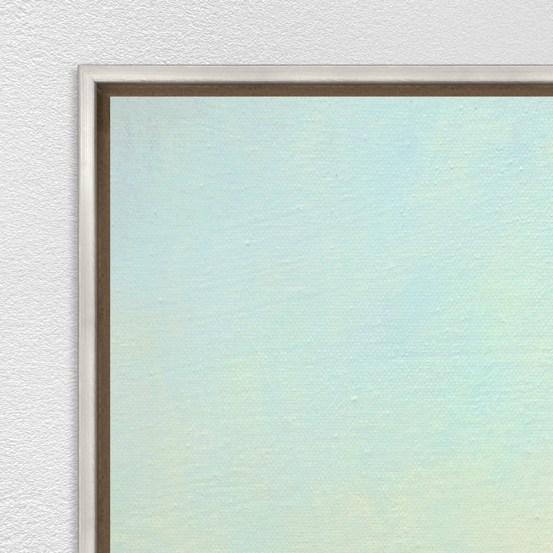View from the Sabin Stairs, Silver/Brown Floater Frame Canvas, No