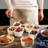 Djurre Divided Serving Tray with Lid and Handle, 8 Compartment Snackle Box
