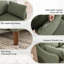 152cm 2 Seater Mordern Upholstered Loveseat Sofa-1292935050