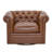 Lawrence Chesterfield Upholstered Swivel Club Chair-496064909