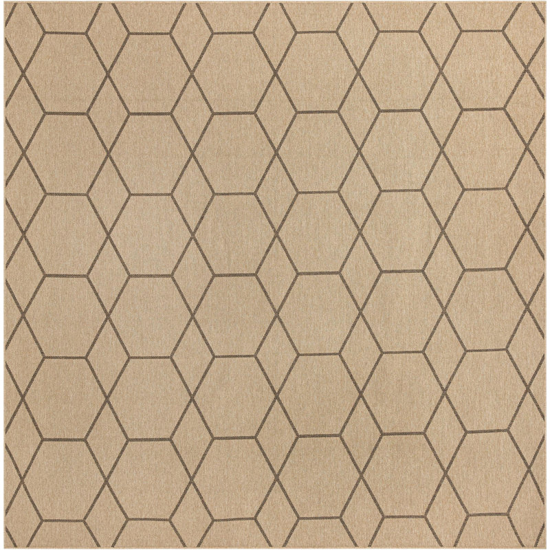 Sheglita Abstract Indoor Rug, Square 12'2"