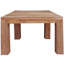 Recycled Teak Wood Marbella Square Dining Table, 35 Inch