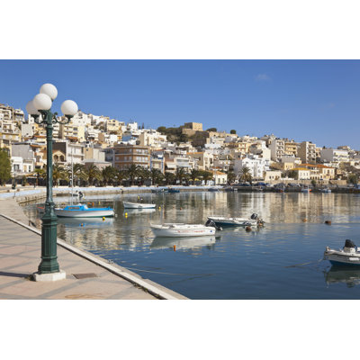 View Of Boats At Harbour by Tuned_In - Wrapped Canvas Print