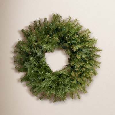 Pre-Lit Fir Christmas Wreath