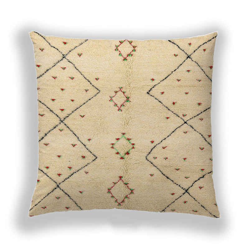 Coussin Abstract 2899, Microsuède